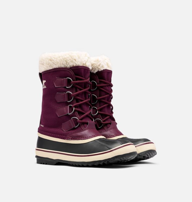 Womens Snow Boots Purple/Black - Sorel Winter Carnival™ Low - 439105-OPX